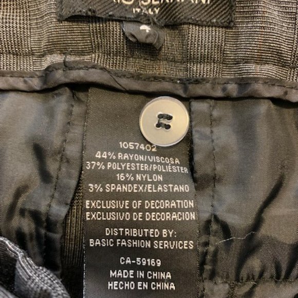 Mario Serrani Italy Size 4 Ankle Slate Gray Women's Four Pocket Pants - Picture 5 of 5